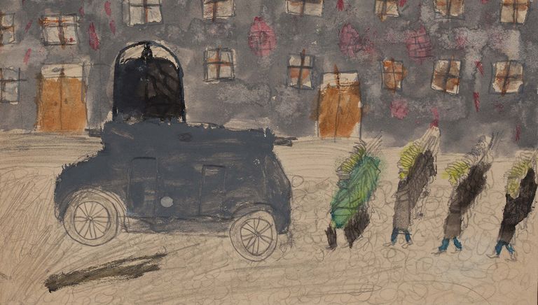 Детский рисунок Московский фронт 1917 года 28 октября по 1917 года 5 ноября. Ноябрь 1917 года Детский рисунок Московский фронт 1917 года 28 октября по 1917 года 5 ноября. Ноябрь 1917 года