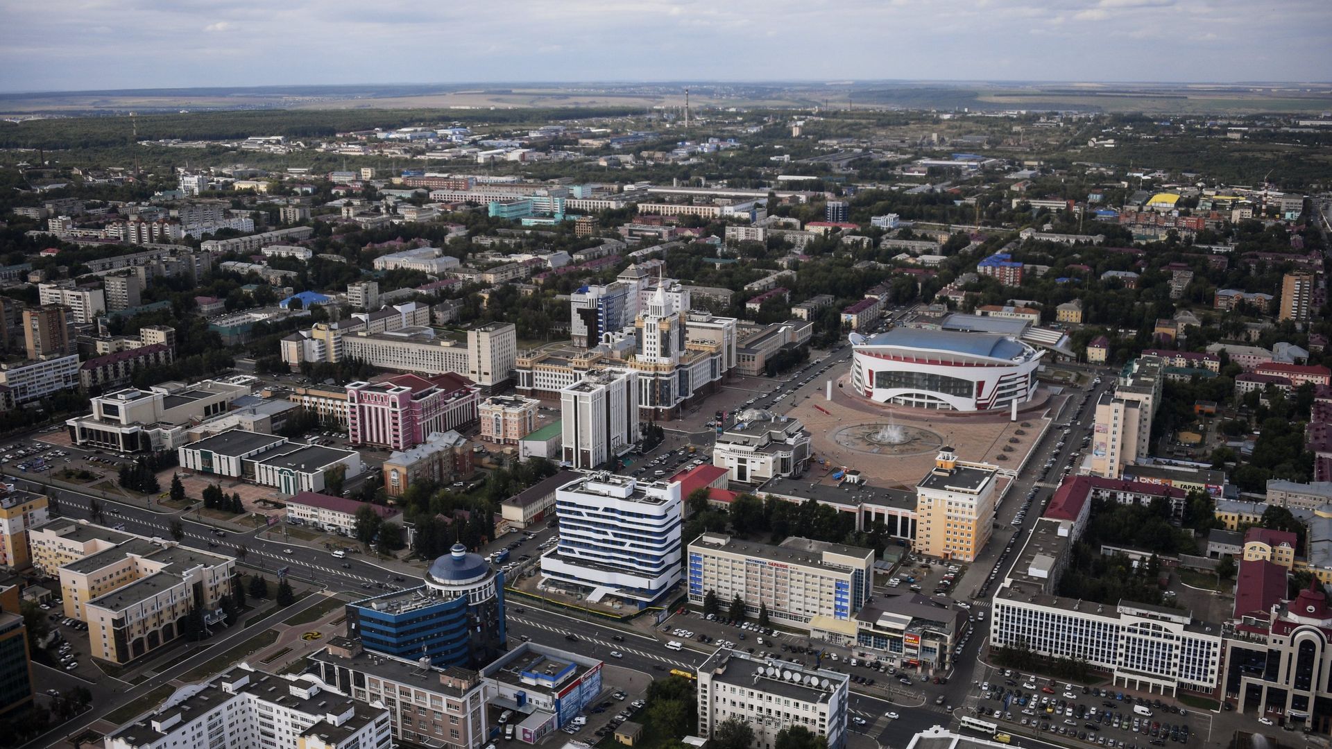 Площадь Тысячелетия в Саранске Площадь Тысячелетия в Саранске - РИА Новости, 1920, 27.10.2020