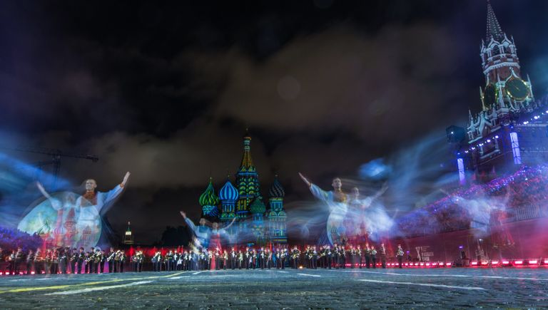 Торжественная церемония открытия X Международного военно-музыкального фестиваля Спасская башня в Москве Торжественная церемония открытия X Международного военно-музыкального фестиваля Спасская башня в Москве