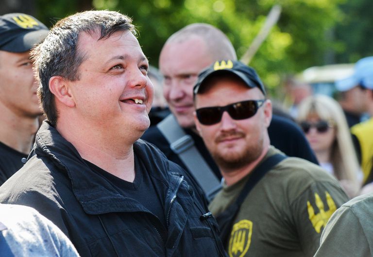 Семен Семенченко на митинге в Киеве Семен Семенченко на митинге в Киеве