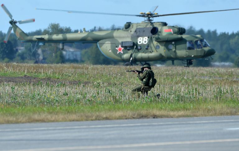 Подготовка к совместным учениям вооруженных сил России и Белоруссии Запад-2017