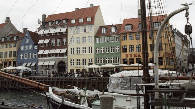 Набережная канала в Копенгагене. Архивное фото