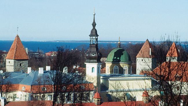 Таллин, старый город. Архив