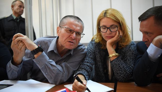Экс-министр экономического развития Алексей Улюкаев на заседании Замоскворецкого суда. 1 сентября 2017