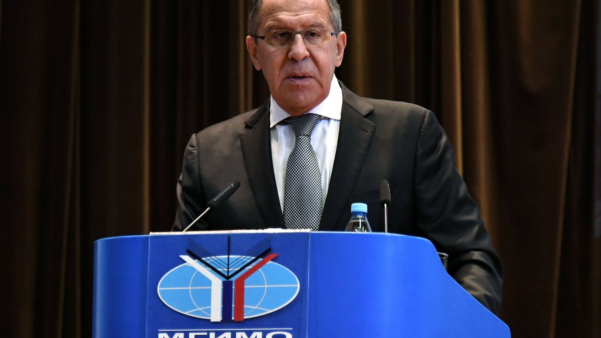 Министр иностранных дел РФ Сергей Лавров во время выступления в МГИМО. 1 сентября 2017 - РИА Новости, 1920, 23.10.2019