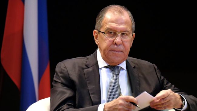 Министр иностранных дел РФ Сергей Лавров во время выступления в МГИМО. 1 сентября 2017