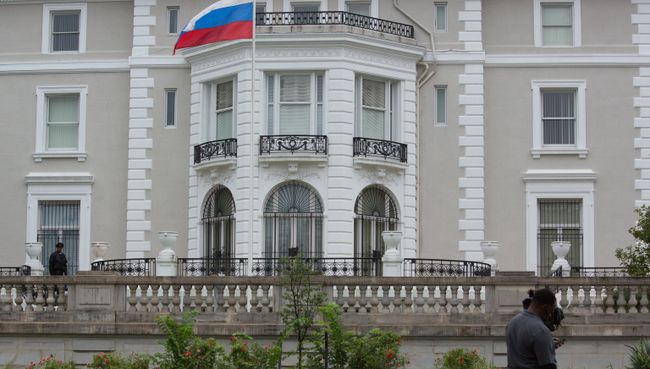 В торгпредстве России в Вашингтоне проходят обыски. Архивное фото В торгпредстве России в Вашингтоне проходят обыски. Архивное фото