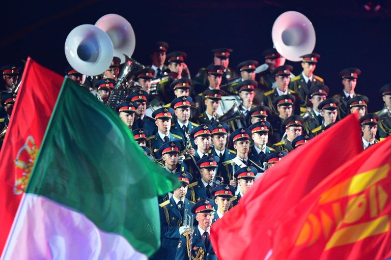 Церемония закрытия фестиваля Спасская башня Церемония закрытия фестиваля Спасская башня