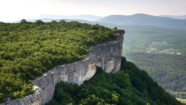 Каньон в Бахчисарайском районе Крыма. Архивное фото