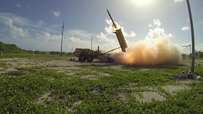 Запуск ракеты американского противоракетного комплекса системы THAAD. Архивное фото