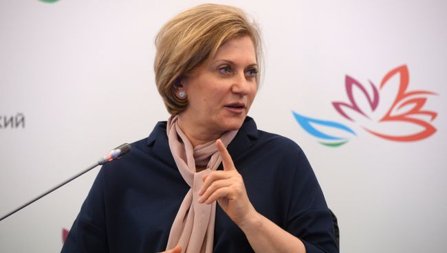 Руководитель Федеральной службы по надзору в сфере защиты прав потребителей и благополучия человека Анна Попова. Архивное фото Руководитель Федеральной службы по надзору в сфере защиты прав потребителей и благополучия человека Анна Попова. Архивное фото