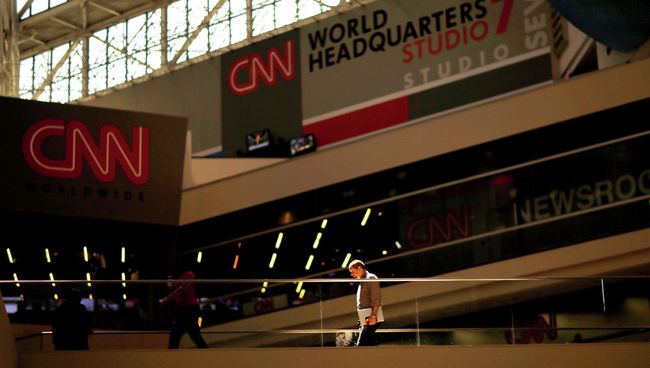Штаб-квартира CNN в Атланте, США. Архивное фото Штаб-квартира CNN в Атланте, США. Архивное фото