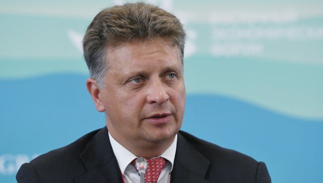 Министр транспорта РФ Максим Соколов на Восточном экономическом форуме