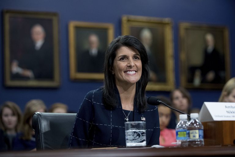 Постоянный представитель США при ООН Никки Хейли Постоянный представитель США при ООН Никки Хейли