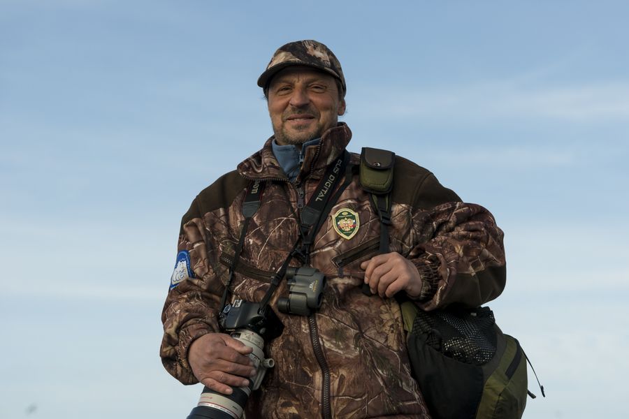 Игорь Олейников, старший государственный инспектор в области охраны окружающей среды государственного природного заповедника Остров Врангеля Игорь Олейников, старший государственный инспектор в области охраны окружающей среды государственного природного заповедника Остров Врангеля