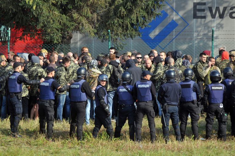 Ситуация у пункта пропуска Краковец, где собирается пересечь границу М. Саакашвили. 10 сентября 2017 Ситуация у пункта пропуска Краковец, где собирается пересечь границу М. Саакашвили. 10 сентября 2017