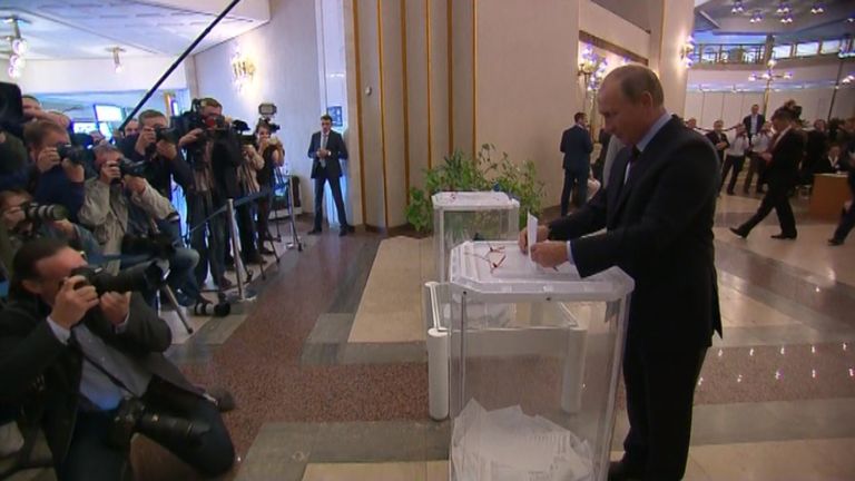 Выбор осознанный – Путин о своем голосовании на муниципальных выборах Выбор осознанный – Путин о своем голосовании на муниципальных выборах