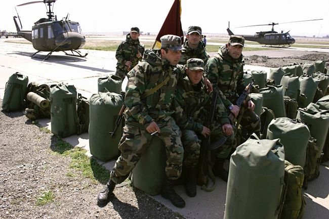 Грузинские военнослужащие