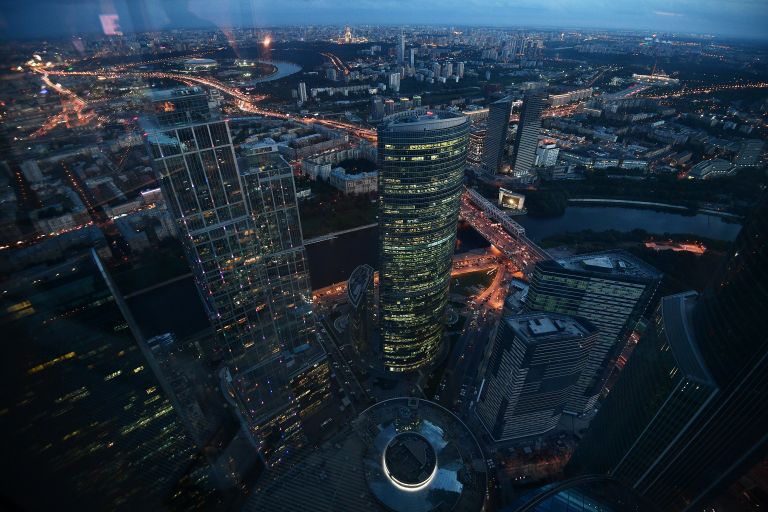 Вид с 89-го этажа Башни Федерация-Восток делового комплекса Москва-Сити, где строится самая высокая смотровая площадка в Европе PANORAMA-36 Вид с 89-го этажа Башни Федерация-Восток делового комплекса Москва-Сити, где строится самая высокая смотровая площадка в Европе PANORAMA-36