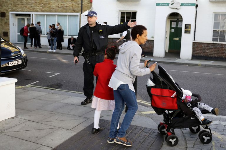 Ситуация у станции метро Parsons Green в Лондоне. 15 сентября 2017