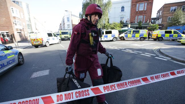 Ситуация у станции метро Parsons Green в Лондоне. 15 сентября 2017
