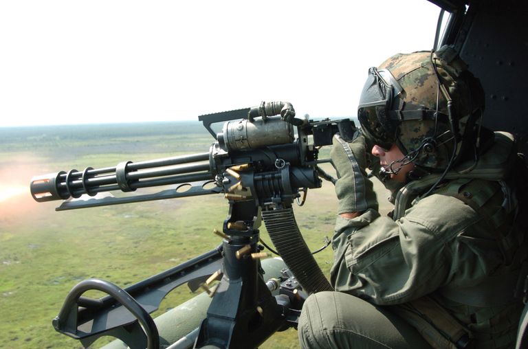 Многоствольный пулемет M134 Minigun Многоствольный пулемет M134 Minigun