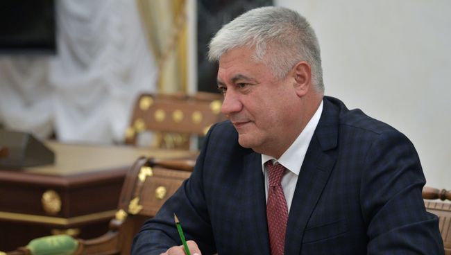Министр внутренних дел РФ Владимир Колокольцев. 15 сентября 2017 Министр внутренних дел РФ Владимир Колокольцев. 15 сентября 2017