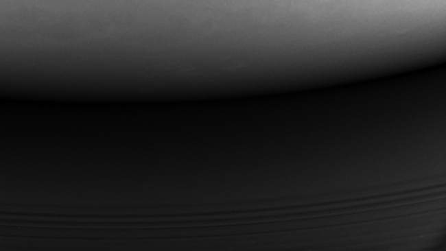 Последний снимок, сделанный Cassini Последний снимок, сделанный Cassini
