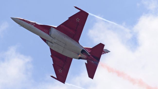 Российский учебно-боевой самолет Як-130. Архивное фото Российский учебно-боевой самолет Як-130. Архивное фото
