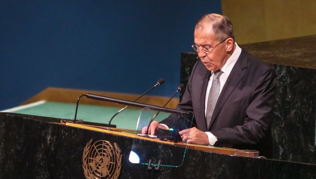 Выступление главы МИД РФ С.Лаврова на Генеральной Ассамблее ООН Выступление главы МИД РФ С.Лаврова на Генеральной Ассамблее ООН