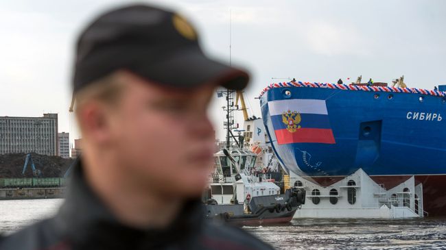 Спуск на воду атомного ледокола Сибирь в Санкт-Петербурге. 22 сентября 2017 Спуск на воду атомного ледокола Сибирь в Санкт-Петербурге. 22 сентября 2017