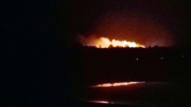 Пожар на военном складе под Винницей. 27 сентября 2017 Пожар на военном складе под Винницей. 27 сентября 2017