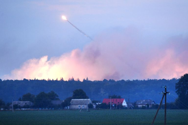 Пожар на военной базе в городе Калиновка в Винницкой области. 27 сентября 2017