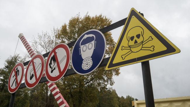 Площадка открытого хранения обожженных боеприпасов с отравляющими веществами. Архивное фото Площадка открытого хранения обожженных боеприпасов с отравляющими веществами. Архивное фото