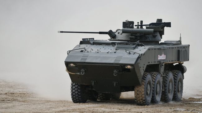 Боевая машина пехоты Бумеранг. Архивное фото Боевая машина пехоты Бумеранг. Архивное фото