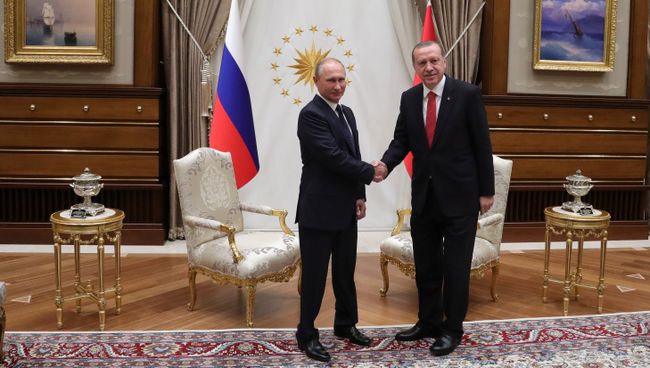 Владимир Путин и Реджеп Тайип Эрдоган. Архивное фото Владимир Путин и Реджеп Тайип Эрдоган. Архивное фото