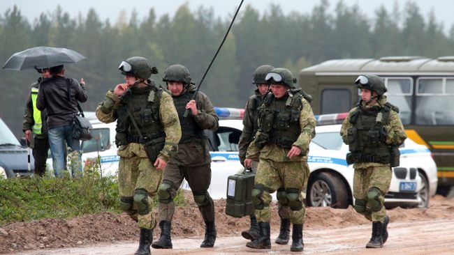 Совместные стратегические учения (ССУ) Запад-2017 вооружённых сил Союзного государства России и Белоруссии на полигоне Лужский. Архивное фото Совместные стратегические учения (ССУ) Запад-2017 вооружённых сил Союзного государства России и Белоруссии на полигоне Лужский. Архивное фото