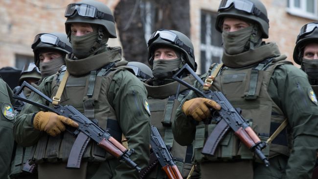 Военные на Украине. Архивное фото