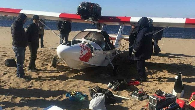 Легкомоторный самолет, разбившийся в Самаре. 2 октября 2017 Легкомоторный самолет, разбившийся в Самаре. 2 октября 2017