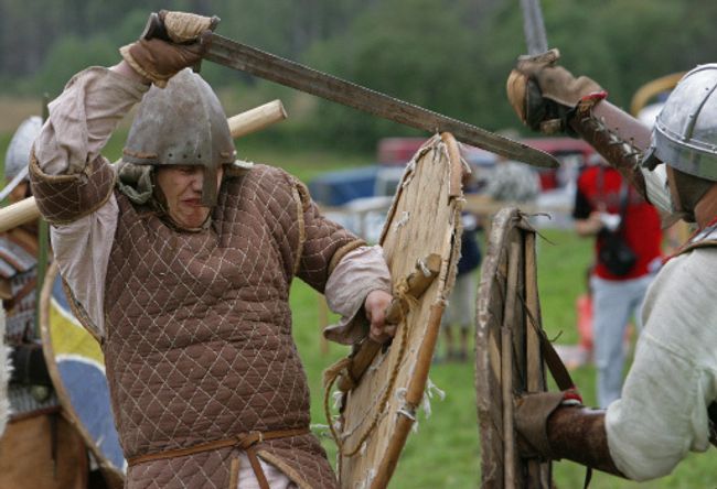 На фестивале исторических клубов «Воиново поле». Архив На фестивале исторических клубов «Воиново поле». Архив