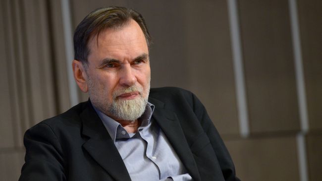 Руководитель кинокомпании СТВ Сергей Сельянов на пресс-конференции в пресс-центре МИА Россия сегодня. 4 октября 2017
