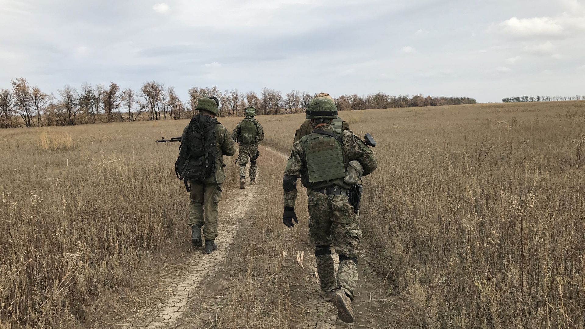 Бойцы разведывательно-штурмового батальона, Донбасс Бойцы разведывательно-штурмового батальона, Донбасс - РИА Новости, 1920, 13.04.2021