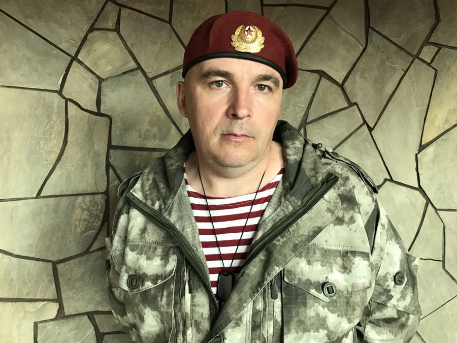 Офицер разведывательно-штурмового батальона Алексей Петров, позывной Кац, Донбасс Офицер разведывательно-штурмового батальона Алексей Петров, позывной Кац, Донбасс