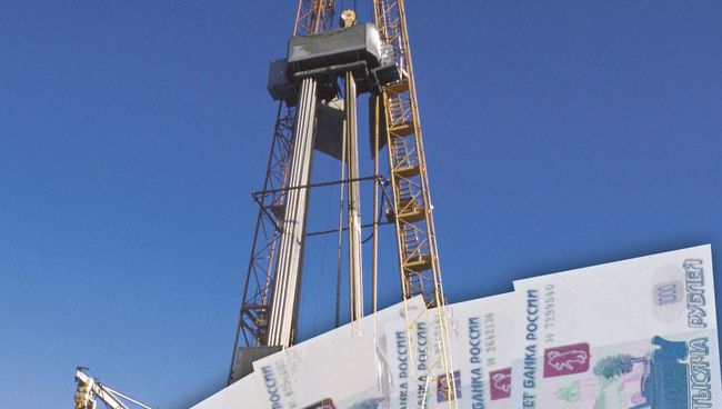 Нефтяная вышка, деньги