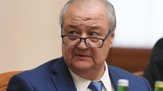 Министр иностранных дел Узбекистана Абдулазиз Камилов на заседании совета министров иностранных дел государств – участников СНГ в Сочи. 10 октября 2017