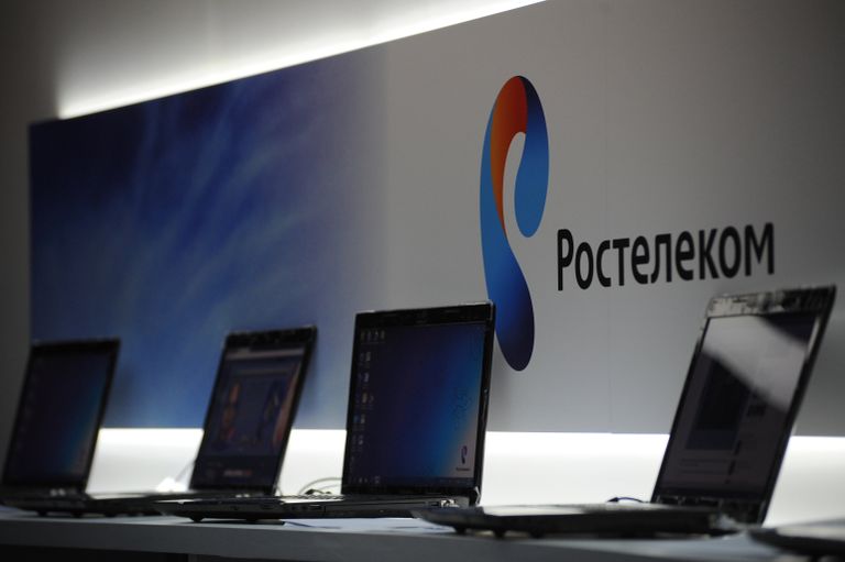 Стенд российской телекоммуникационной компании Ростелеком Стенд российской телекоммуникационной компании Ростелеком