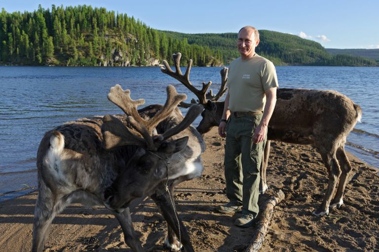 Президент России Владимир Путин во время посещения Республики Тыва. 20 июля 2013 Президент России Владимир Путин во время посещения Республики Тыва. 20 июля 2013