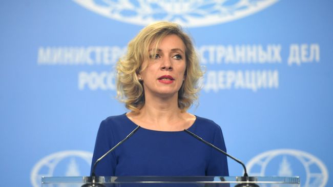 Официальный представитель МИД России Мария Захарова во время брифинга в Москве. 12 октября 2017 Официальный представитель МИД России Мария Захарова во время брифинга в Москве. 12 октября 2017
