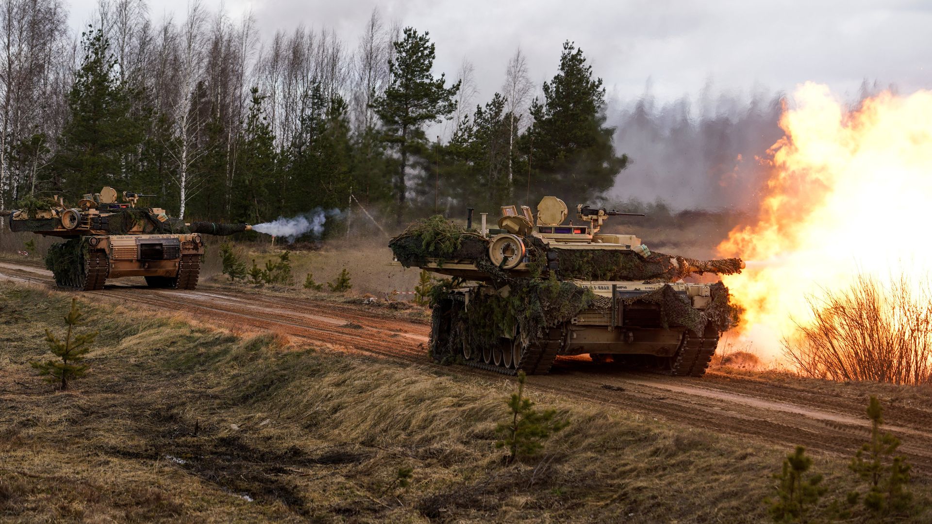 Танки M1 Abrams Танки M1 Abrams - РИА Новости, 1920, 12.04.2023
