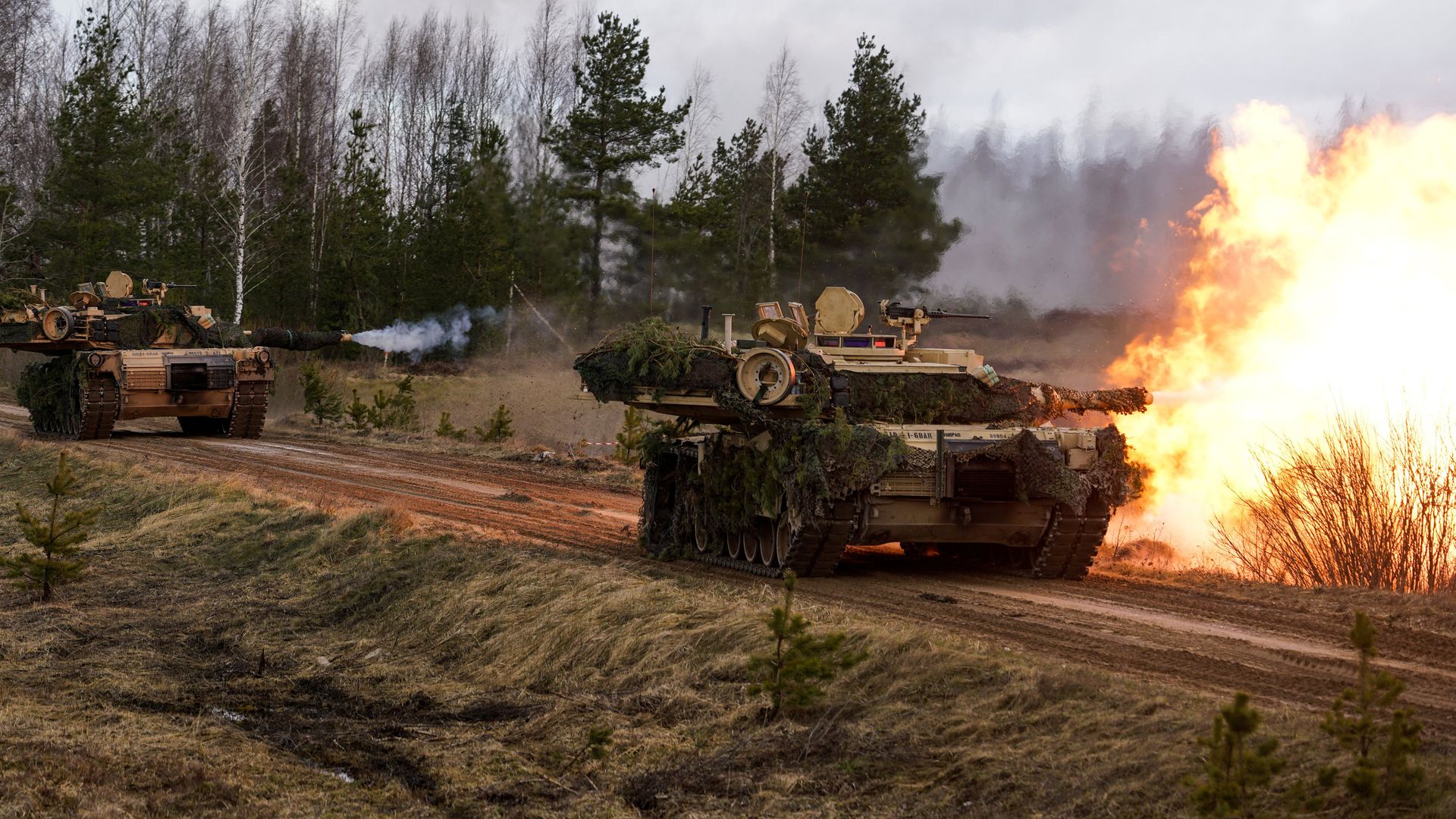 Танки M1 Abrams Танки M1 Abrams - РИА Новости, 1920, 12.04.2023